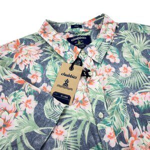 Chubbies Friday Shirt The Resort Wear Mens XXL Resort Weave Floral NWT
